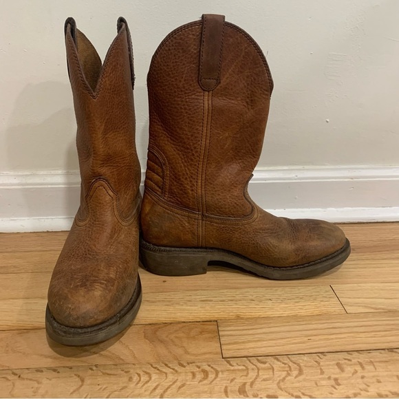 Georgia Boots Mens Leather Wellington Brown Leather Farm & Ranch Comfort Core 8M main image 9